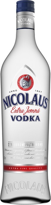 Vodka Nicolaus Extra Jemná 37.5% 1L   (9ks)