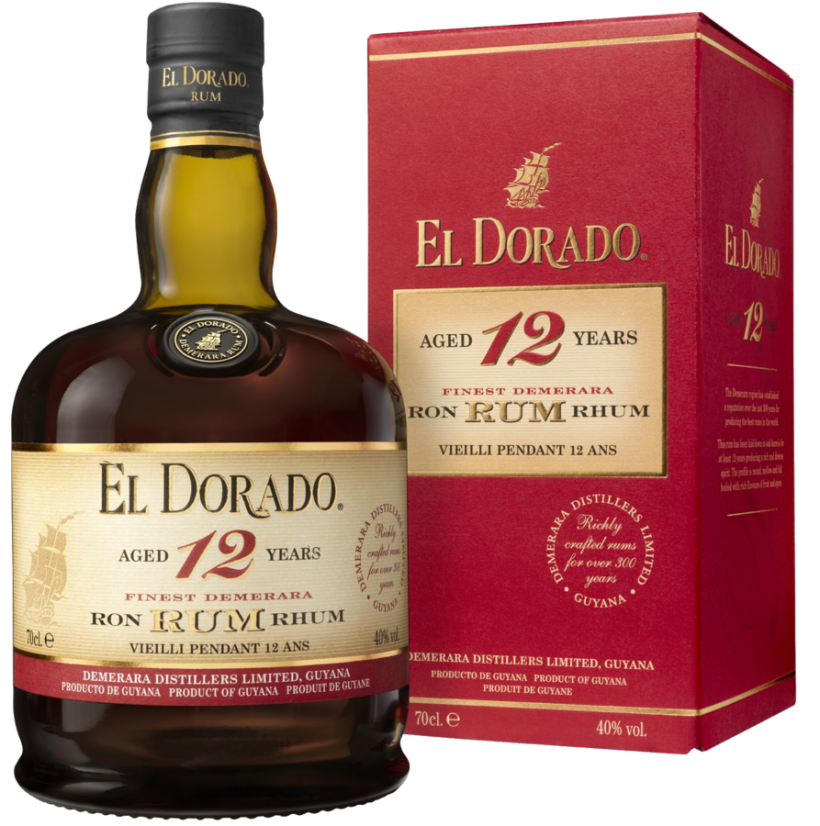 Rum El Dorado 12-ročný 40% 0,7L