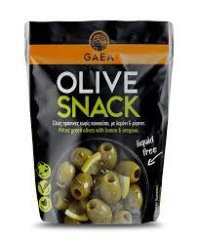 Olivy Gaea Snack Zelené s citrónom 65g (32ks)