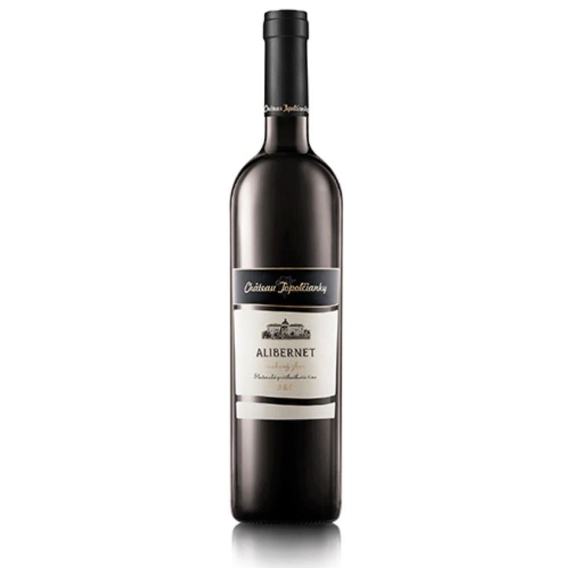Víno Chateau Topoľčianky Alibernet 0,75L neskorý zber suché    (6ks)