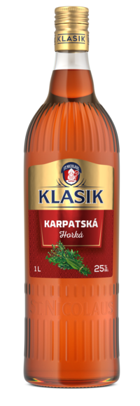 Nicolaus Klasik Karpatská Horká 25% 1L   (8ks)