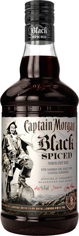 Captain Morgan Black Spiced 40% 0,7L