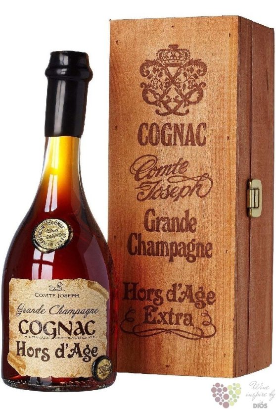 Koňak Comte Joseph drevený box 40% 0,7L