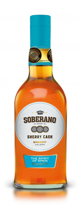 Brandy Soberano Solera 36% 0,7L   (6ks)
