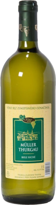 Vinovin Muller Thurgau 1L Suché  (6ks)