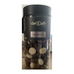 Kávové sušienky v MIX čokoláde - dóza 225g   (20ks)