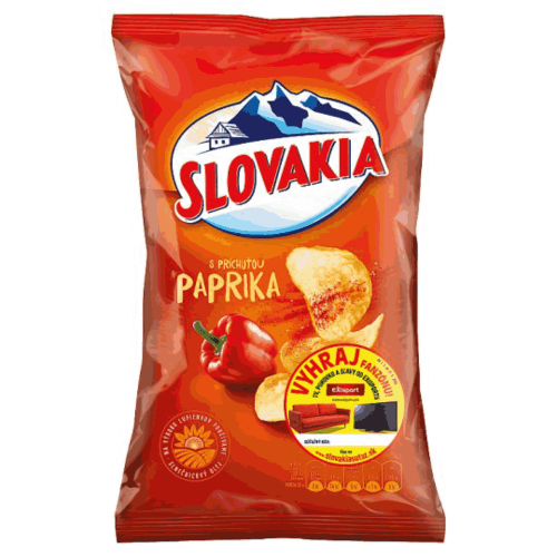 Chips Slovakia Paprika 60g   (18ks)