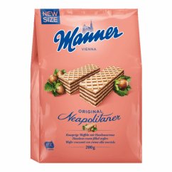 Manner oplátky Original Orieškové 200g (12ks)