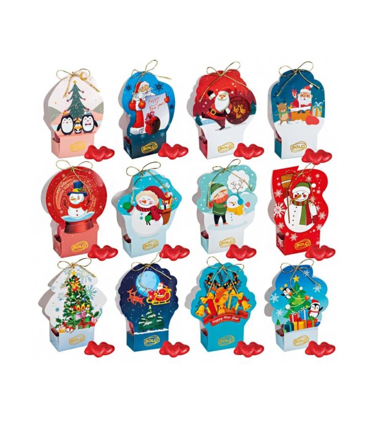Dezert Bolci Christmas Figures 80g   (12ks)