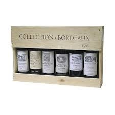 Sada vín Bordeaux drevo 6x0,375L