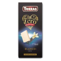 Čokoláda Torras Zero Biela Vanilka 100g