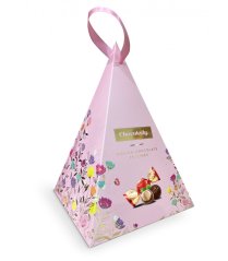 Chocolady Pyramid Pink Nocciola 130g (8ks)