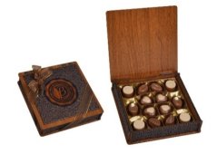 Dezert Bolci Drevená kazeta Bronze 130g