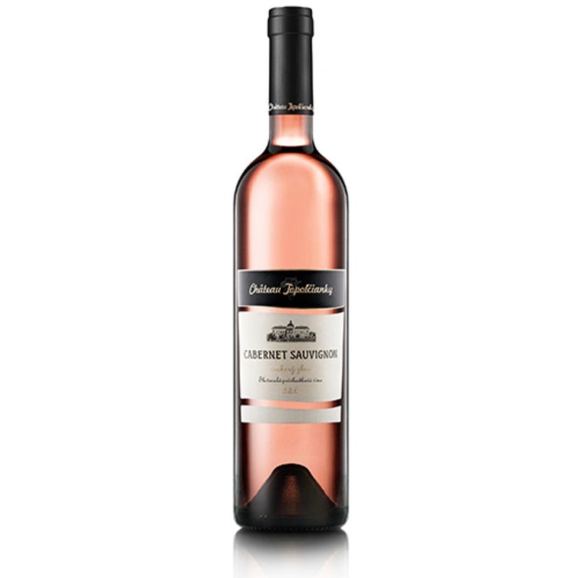 Víno Chateau Topoľčianky Cabernet Sauvignon Rosé 0,75L neskorý zber polosladké   (6ks)