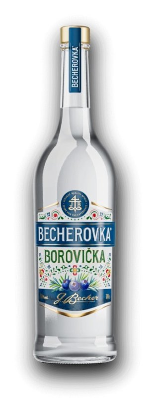 Likér Becherovka Borovička 38% 0,7L (12ks)