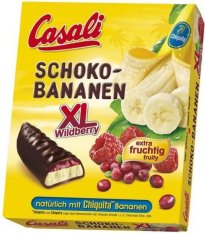 Cukríky Casali Čoko-Banán XL Wildberry 140g   (10ks)