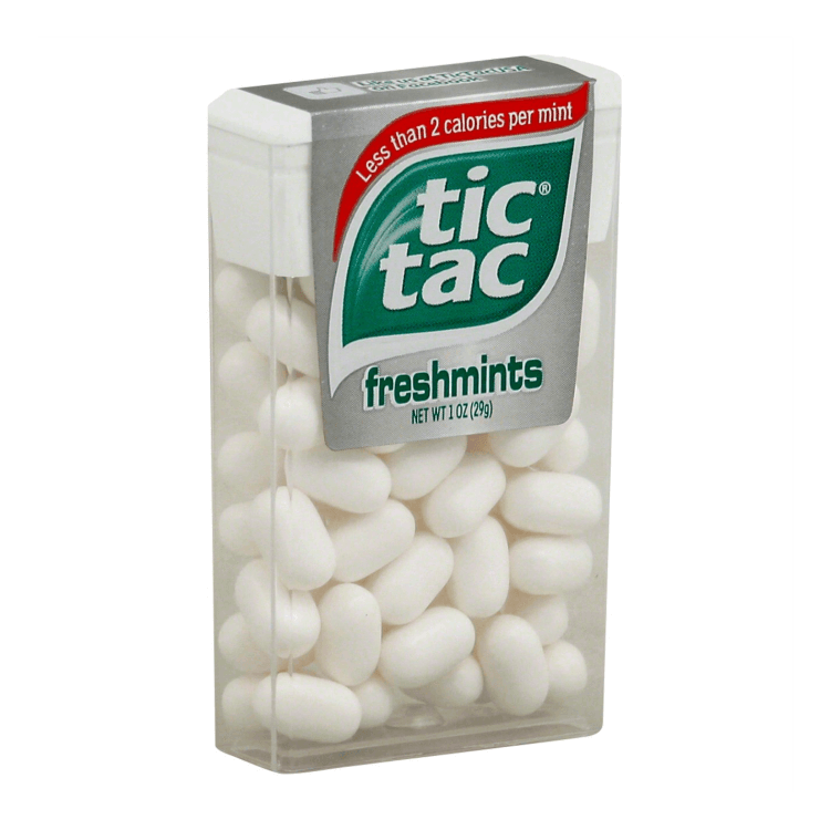 Cukríky Tic Tac Biele 18g    (24ks)