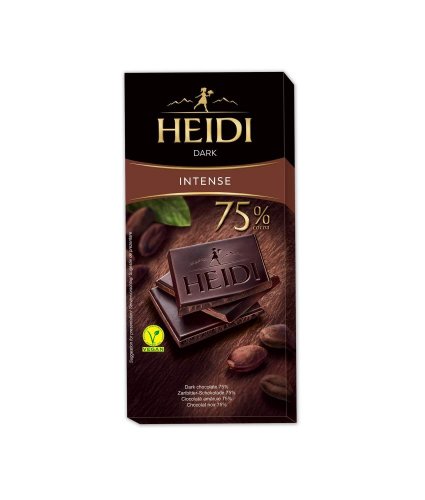 Čokoláda Heidi Dark 75% Intense 80g 20