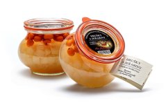 Hrušky a jarabina s kvapkou hruškovice 210g v skle