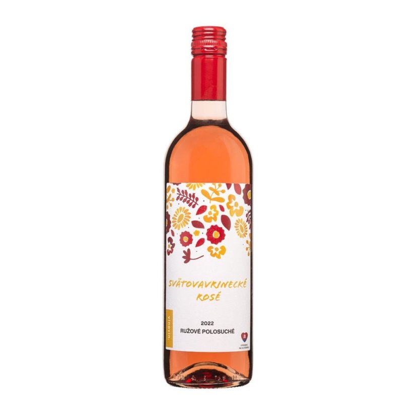 Vinovin Folk Svätovavrinecké rosé 0.75L polosuché (6ks)