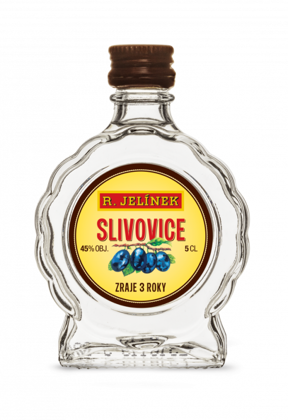 Mini Jelínek Budík Slivovica Biela 45% 0,05L