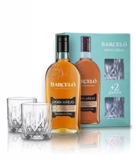 Rum Barcelo Gran Anejo + 2 poháre 37,5% 0,7L