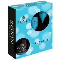 Prosecco Zonin D.O.C. + 2 poháre 0,75L