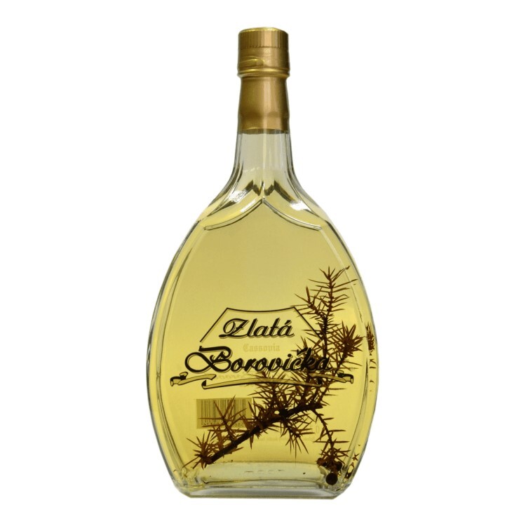 Borovička Zlatá 38% 0,7L   (8ks)