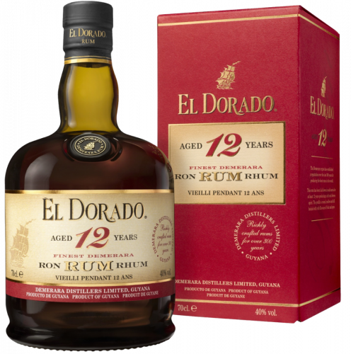 Rum El Dorado 12 Ročný 40% 0,7L