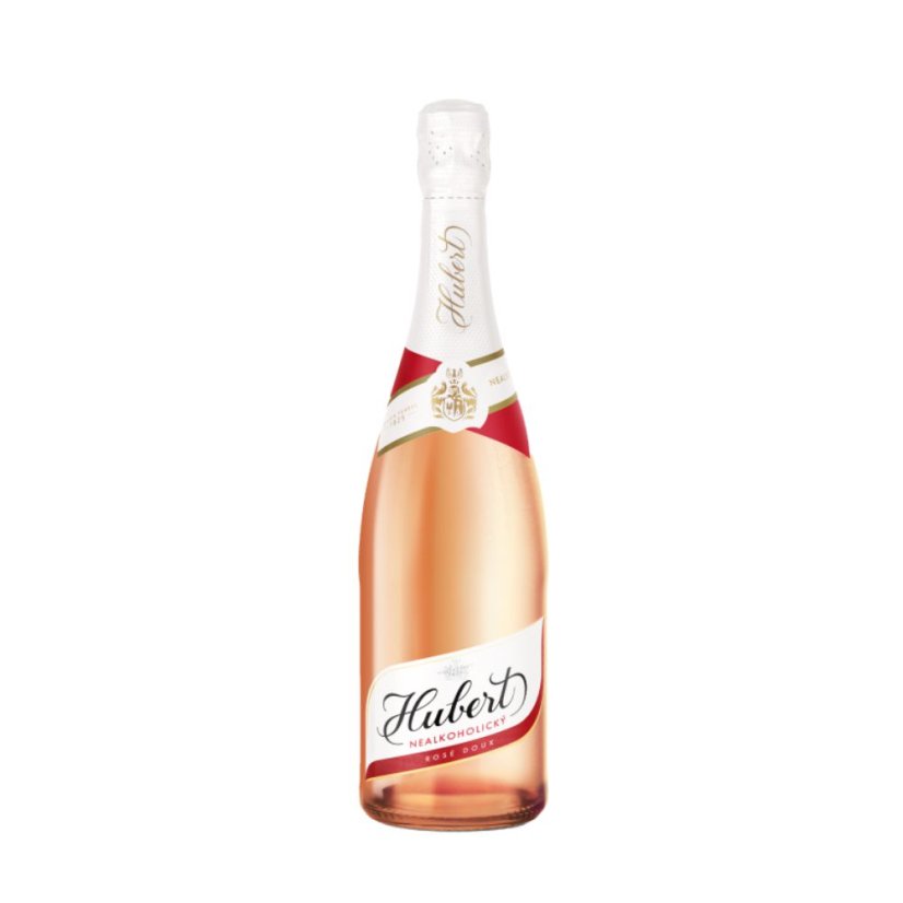Sekt Hubert Nealkoholický Rosé 0,75L   (6ks)
