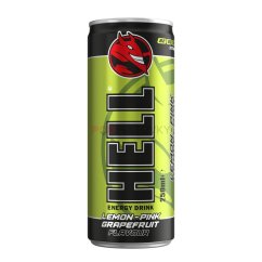 Energetický Nápoj Hell Lemon Pink Grapefruit 0.25l   (24ks)