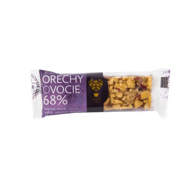 Nature Land Orechy a Ovocie tyčinka 30g   (28ks)