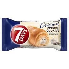 Croissant 7 Days Vanilla Cookies 60g   (20ks)