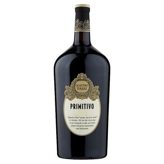Víno Primitivo Salentio Quattro Passi 1,5L