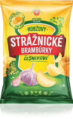 Chips Strážnické Lupienky Cesnakové 60g   (30ks)