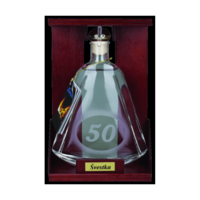 Slivka s číslom 50 v dreve 40% 0,35L