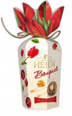 Dezert Heidi Bouquet mliečna s lieskovým orechom 120g (12ks)
