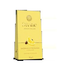 Dezert AH DIVINE Citrónová kôra v horkej čok. 50g (8ks)