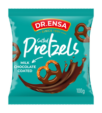Dr.Ensa Praclíky slané v mliečnej čok. 100g   (13ks)