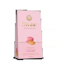 Dezert AH DIVINE Mandle v bielej čok. pokryté malinovým prachom 50g (8ks)