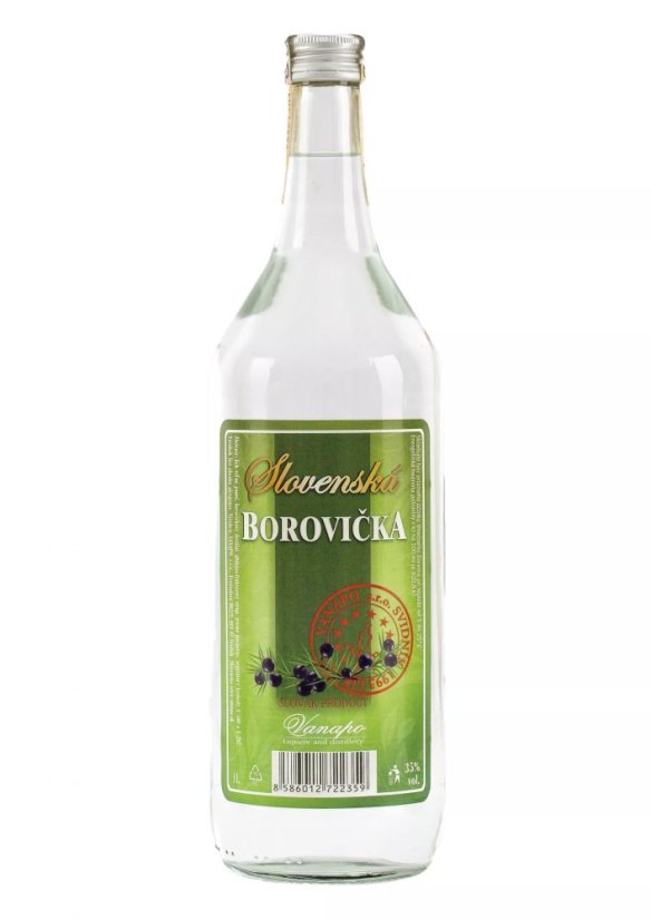 Vanapo Borovička 35% 1L   (12ks)
