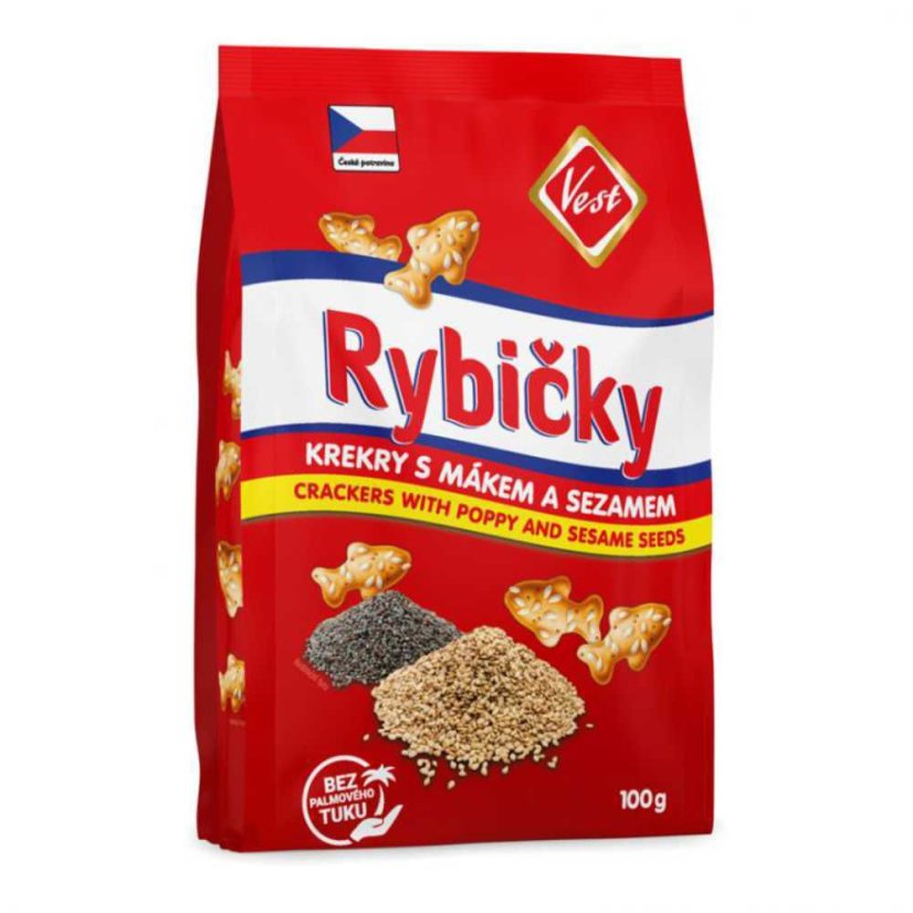 Snack Vest Rybičky 100g   (16ks)