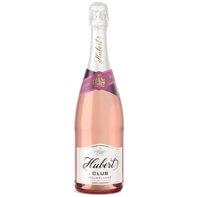 Sekt Hubert Club Ružový 0,75L   (6ks)