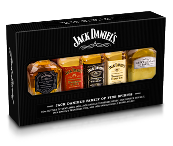 DB Whisky Jack Daniel`s Family 5x0,05L