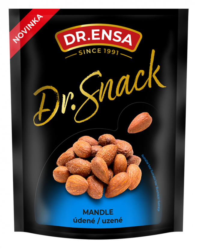 Dr.Snack Mandle údené 150g   (9ks)