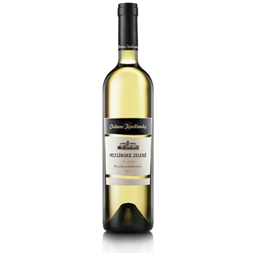 Víno Chateau Topoľčianky Veltlínske Zelené 0,75L neskorý zber suché   (6ks)