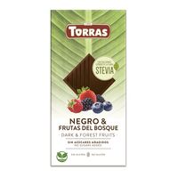 Čokoláda Torras Stevia Lesné ovocie 125g (12ks)