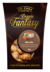 Dr.Ensa Mandle v bielej čokoláde s príchuťou tiramisu 150g