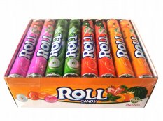 Roll Candy hroznový cukor 24g   (24ks)