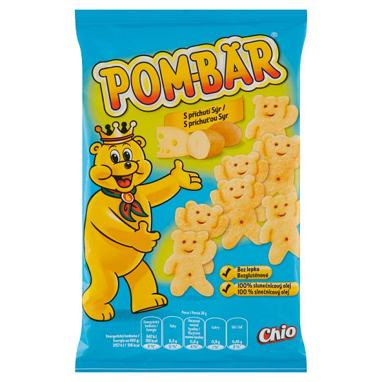 Snack Slovakia Pom-Bär syr 50g   (12ks)